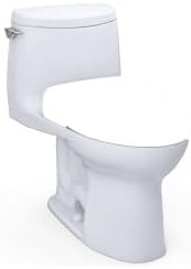 UltraMax II 1.28 gpf Elongated 1 Piece Toilet Bowl w/Cefiontect, + S500e Ready, No Seat (Cotton White)