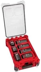 (7PC) SHOCKWAVE Impact Duty™ 1' Drive 7PC MM & SAE Wheel Service Socket Service Impact Socket Set