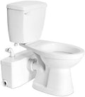 Bundle-12 Elongated Toilet with Saniplus (5 Pieces) Finish: White