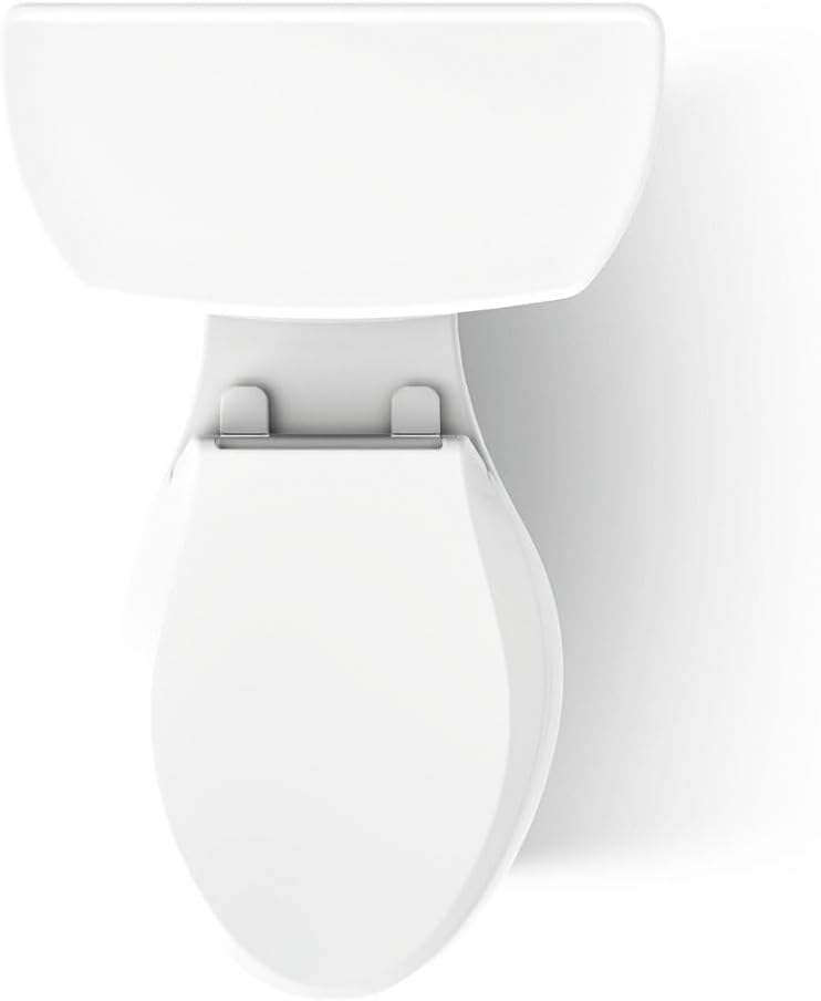 Kohler K-6393-RA-0 Highline Comfort Height Two-Piece Elongated Dual Toilet with Class Five Flush Technology and Right-Hand Trip Lever White