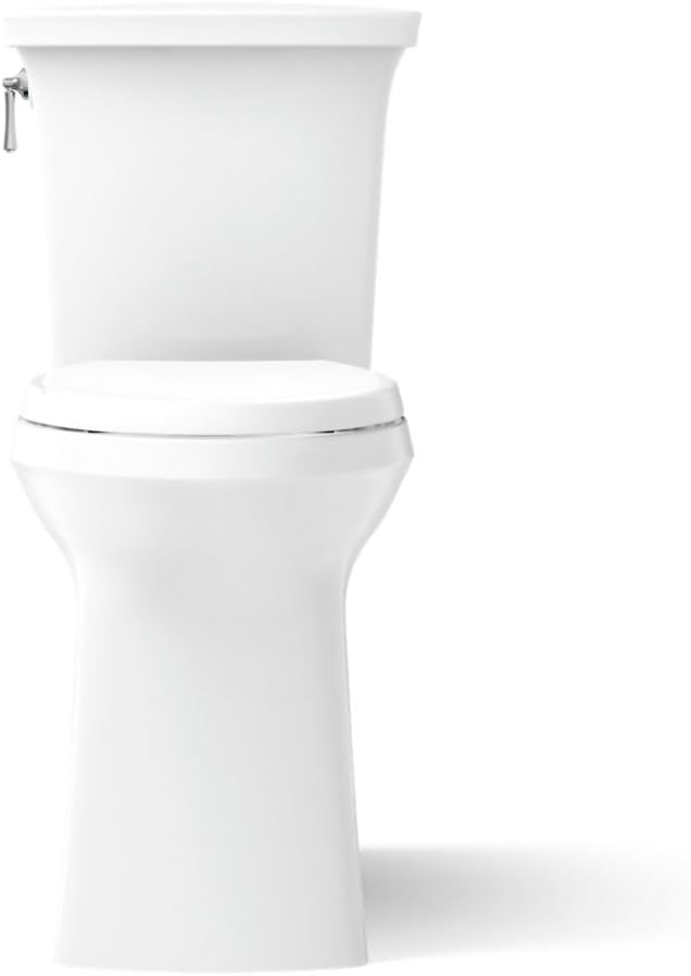 KOHLER Corbelle Tall Continuousclean Two-Piece Elongated Toilet With Skirted Trapway 1.28 Gpf
