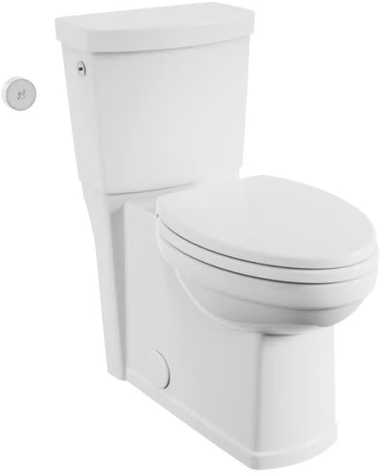 Estate® Touchless Skirted Two-Piece 1.28 gpf/4.8 Lpf Chair Height Elongated Toilet With Seat