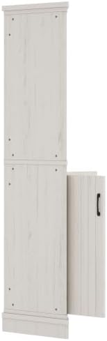 Bellemave Tall Corner Cabinet with 2 Doors and Adjustable Shelves, Freestanding Floor Bathroom Corner Cabinet for Living Room, Bathroom (Beige)