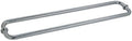 CRL Brushed Nickel 30' BM Series Back-to-Back Tubular Towel Bars with Metal Washers