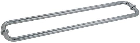CRL Brushed Nickel 30' BM Series Back-to-Back Tubular Towel Bars with Metal Washers