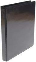 8310020 GBC Premium Clear Overlay 3 ring Binders 2 Inch Round-Ring Black, 12 GBC 3-Ring Binders per