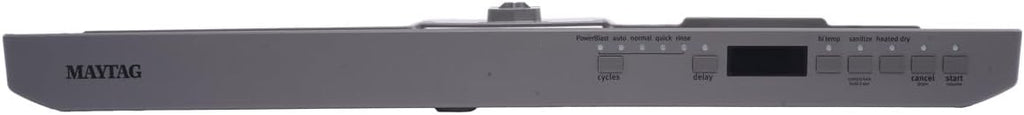 Whirlpool W10910626 Dishwasher Control Panel Assembly