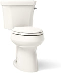 Kohler K-6393-RA-96 Highline Comfort Height Two-Piece Elongated Dual Toilet with Class Five Flush Technology and Right-Hand Trip Lever Biscuit