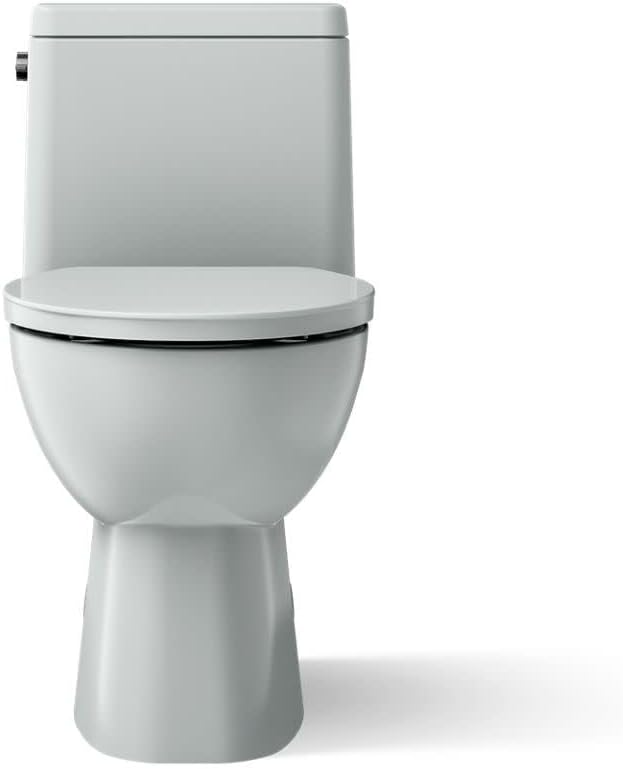 Reach 1.28 GPF One Piece Elongated Chair Height Toilet with Hand Lever - Seat Included