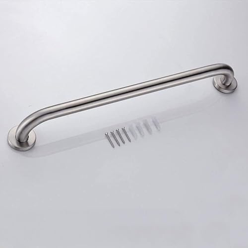 Grab Railhandrails,Grab Handles Safety,Handrails Grab Bar Brushed Nickel Bathroom Handrail Bathtub Toilet Concealed Mounting Grip Disabled Elderly Assist,Silver-30cm