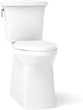 KOHLER Corbelle Tall Continuousclean Two-Piece Elongated Toilet With Skirted Trapway 1.28 Gpf