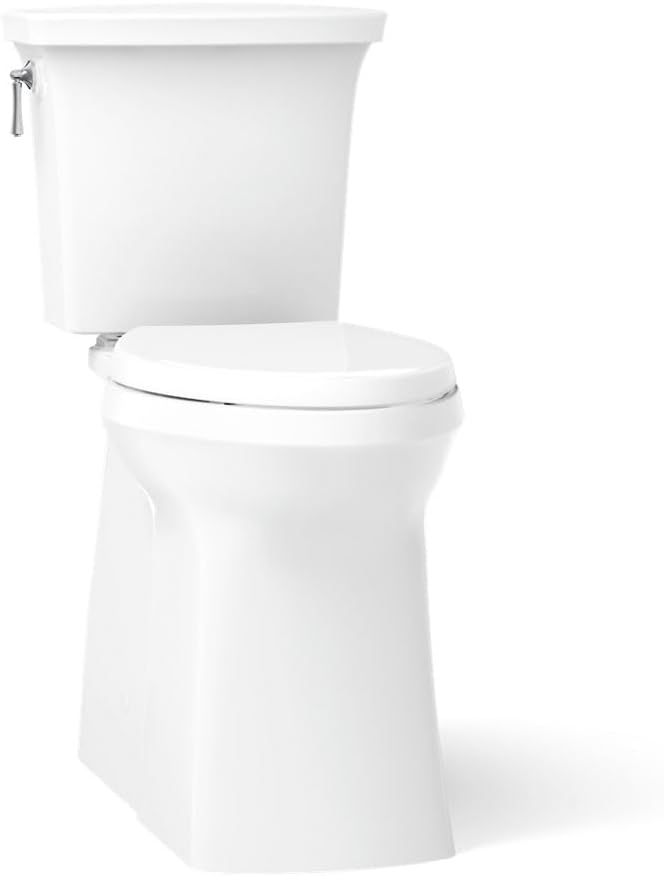 KOHLER Corbelle Tall Continuousclean Two-Piece Elongated Toilet With Skirted Trapway 1.28 Gpf