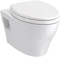 TOTO® EP Wall-Hung Elongated Toilet and DuoFit® In-Wall 0.9 and 1.28 GPF Tank System with Copper Supply Line, White - CWT426CMFG#WH