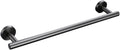 Tea Towel Hooks, Wall Hooks, Hanging Coat Hanger, Bathroom Accessories Sets Matte Black Gunmetal Chrome Brushed Gold Robe Hook Towel Bar Paper Holder Stainless Steel,Hook Black,one (Color : Towel Rac