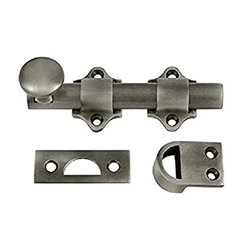 Pack of 3 Deltana DDB425U15A HD Solid Brass 4-Inch Dutch Door Bolt