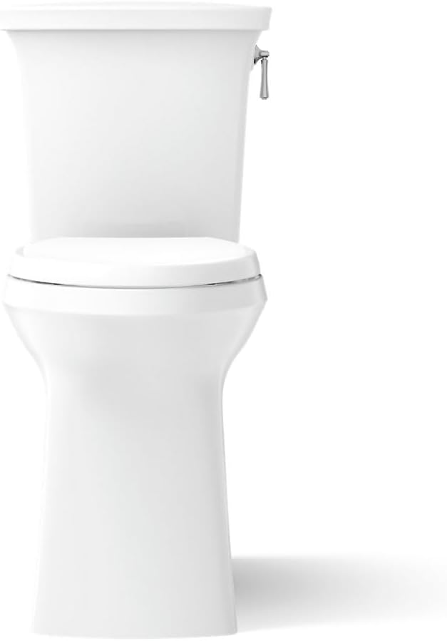 KOHLER Corbelle Tall Two-Piece Elongated Toilet With Skirted Trapway 1.28 Gpf