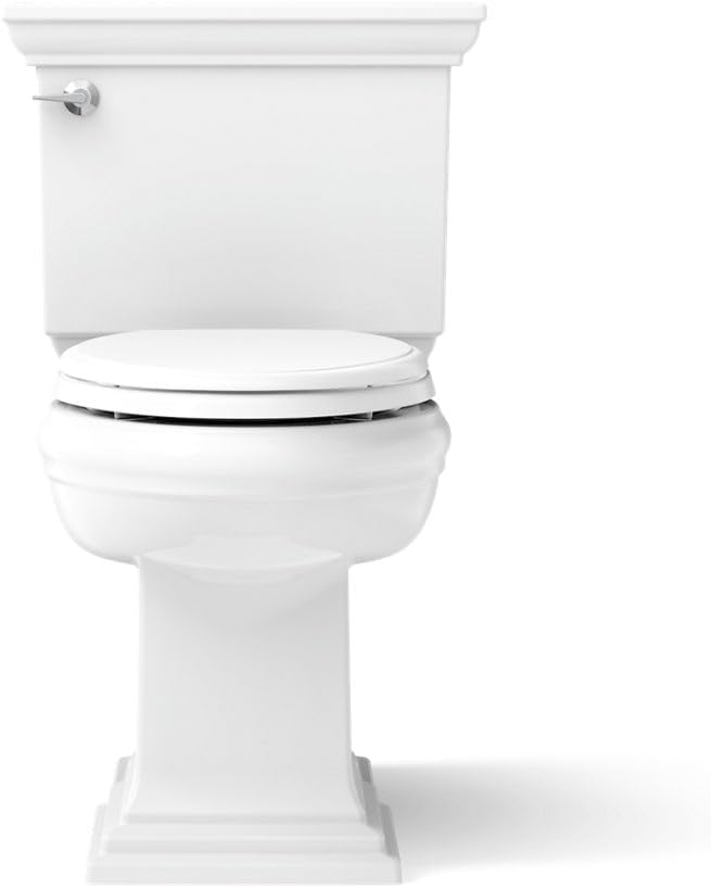 KOHLER Memoirs Stately Continuousclean St Two-Piece Elongated Toilet With Concealed Trapway, 1.28 Gpf