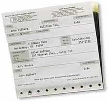 File Label Index Sets, 4' x 6', 100 sets per package