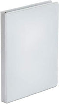 UNIVERSAL Round Ring Economy Vinyl View Binder, 1/2in Capacity, White (Case of 36)