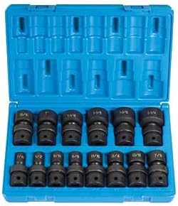 Grey Pneumatic GY1714U 1/2' Drive 14 Pieces 12 Point Standard Length FRAC. Univ Set