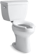 Kohler KOH3519-0 Highline Pressure Lite 1.0 GPF Two-Piece Elongated Toilet - Less Seat White