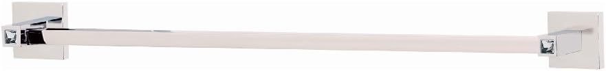 Alno C8420-18-SN Contemporary II Crystal Modern Towel Bars, Satin Nickel