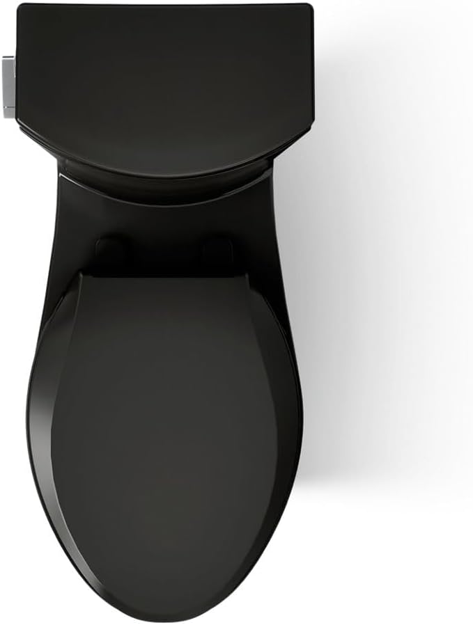 KOHLER Persuade® Curv Comfort Height® two-piece elongated dual-flush toilet with left-hand trip lever and skirted trapway, seat not included