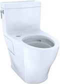 Toto TCST626CEFGAT4001 Aimes 1.28 GPF One Piece Elongated Chair Height Toilet with Tornado Flush Technology - Less Seat