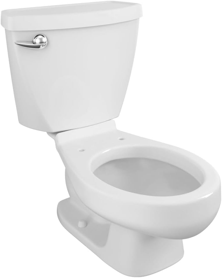 American Standard 2315228.020 Baby Devoro FloWise 10-Inch High Round Front Toilet, (Seat Sold Separately)