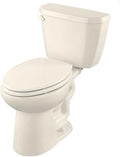 Viper 2-Piece High Efficiency Compact Elongated Toilet in Biscuit