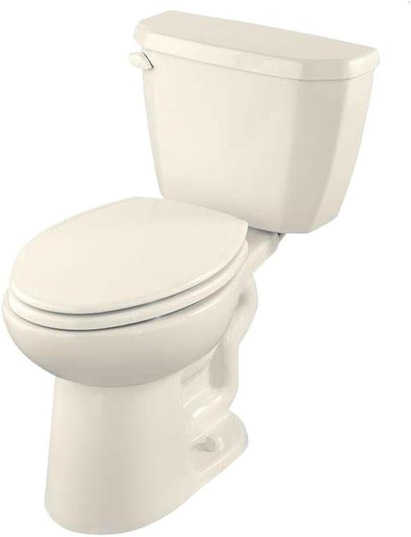 Viper 2-Piece High Efficiency Compact Elongated Toilet in Biscuit