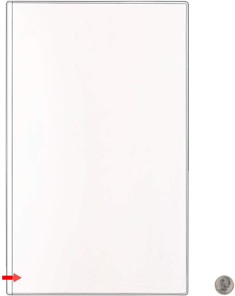StoreSMART - 8 1/2' x 14' Peel & Stick Pockets - Open Long Side - 50 Pack - STB1993L-50