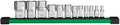 48-22-9570 For Milwaukee.v 1/4 Inch, 3/8 Inch, & 1/2 Inch Drive External TORX Socket Set, 12 Pieces + TPT Premium cart tecforeman