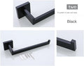 Bathroom Black Towel Rail for 1PCS 304 Stainless Steel Short Towel Bar, Brushed Gold/Black/Silver Wall Mounted Towel Holder, Waterproof Towel Ring