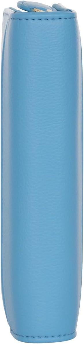 FranklinCovey - Thalia Ring-Bound Binder for FranklinCovey Planners | Simulated Leather - Zipper Binder (Pocket, Blue Lagoon)