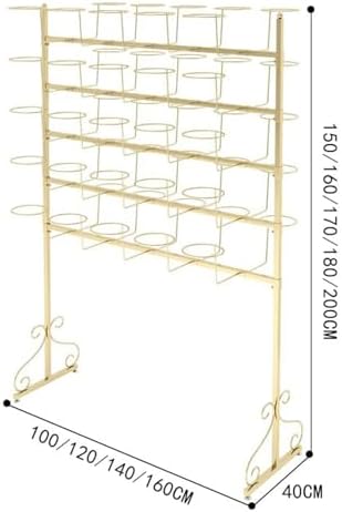 Adjustable Metal Floor Standing Hat Display Rack with Large Capacity for Baseball Caps & Wigs, 4 Smooth Swivel Casters, Stylish White Organizer