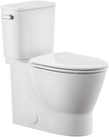 American Standard 251AA809.020 Aspirations EcoStrength Skirted Two-Piece Toilet With Seat, Elongated, Chair Height, Left-Hand Trip Lever, 0.80 GPF, White