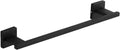 Black Gold Stainless Steel Bathroom Hardware Kit Towel Bar Toilet Paper Rack Clothes Doule Hooks Ring Square Brushed(L)