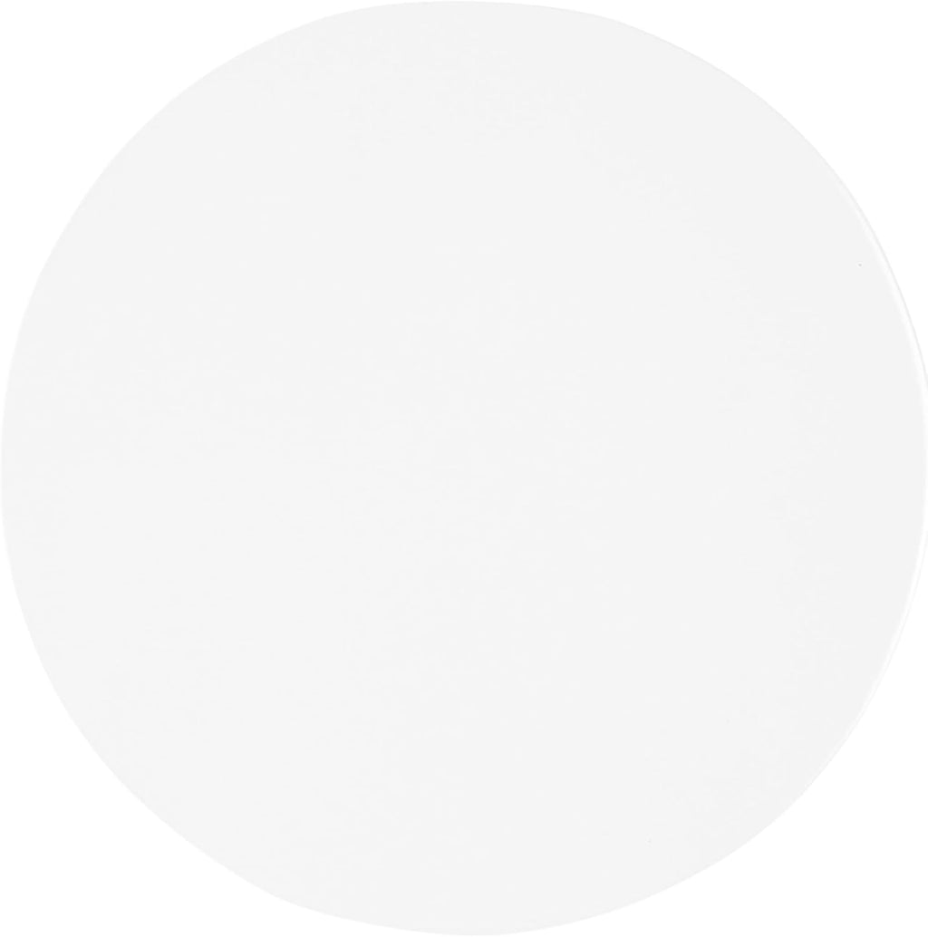 Kate and Laurel Dahl Modern Wooden Round Drink Table, 8 x 8 x 23, White, Transitional Circle Accent Pedestal Table for Living Room Plant Stand Indoors or Mini Bedroom Nightstand