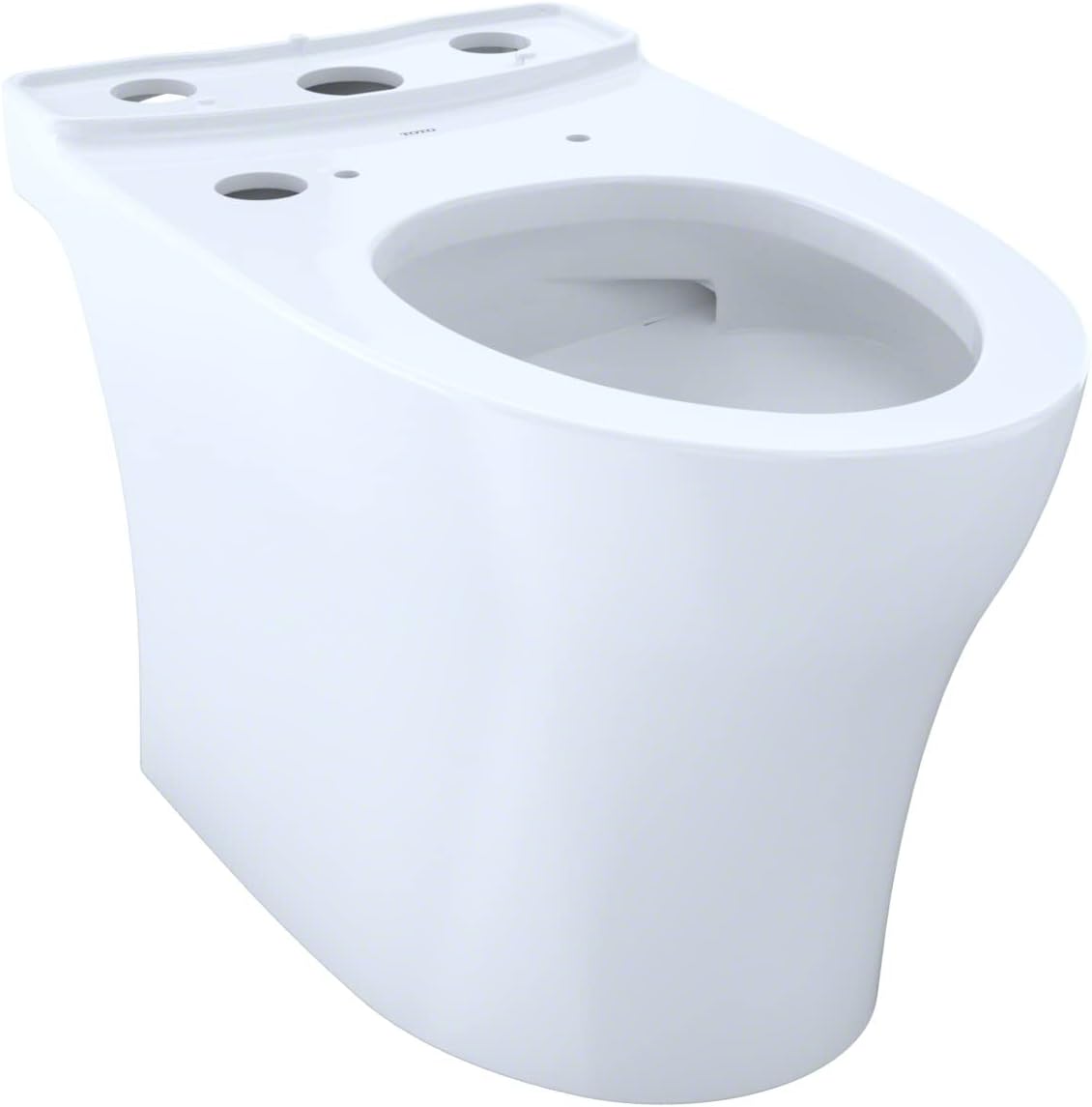 TOTO® Aquia® IV Elongated Universal Height Skirted Toilet Bowl with CEFIONTECT®, WASHLET®+ Ready, Cotton White - CT446CEFGNT40#01