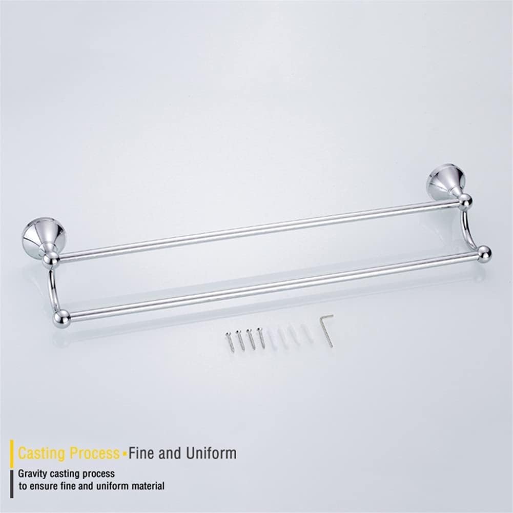 Gold Double Towel Rail Holder for Bathroom and Kitchen Antique Bronze Brass Chrome Towel Rack for Hotel Toilet
