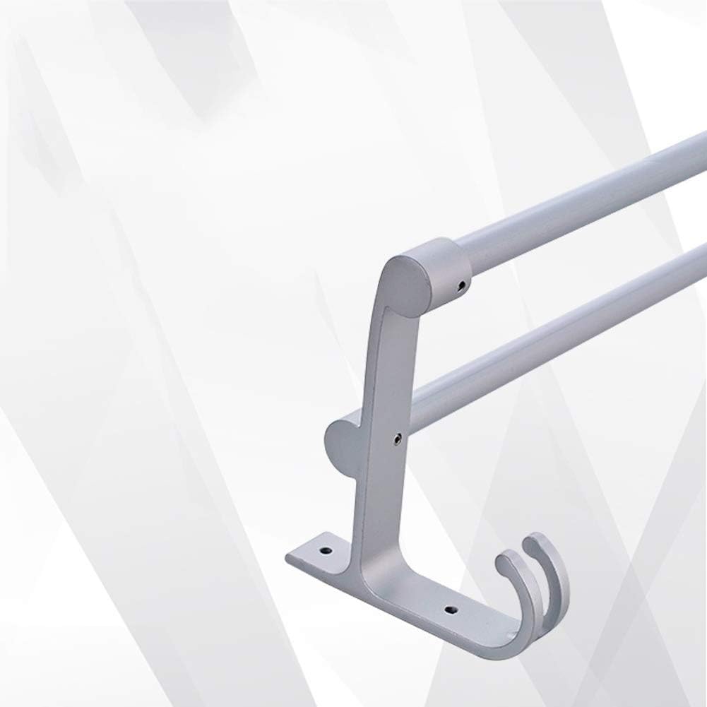 Towel Holder Self Adhesive- Towel Ring Stainless Steel Towel Rail for Bathroom,Hand Towel Bar, Space Aluminum Towel Rail Bathroom Towel Shelf Kitchen Hanging Towel Holder Door Towel Rail Rack Chrome H