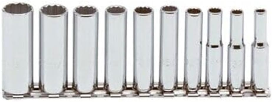 J47100 model Fits for Proto J47100 1/4 Drive 10 Pc. Deep Socket Set - 12 Point