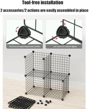 Motorcycle & Fireman's Helmet Display Case - Floor-Standing Metal Rack for Hard Hats, Baseball Caps & Collectibles - Stackable Modular Shelves for Retail Showcases