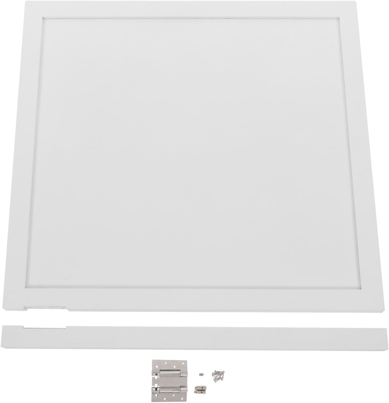 Swinging Doors Cafe Doors with 3 Hinges,Wood Swing Door Interior Saloon Half Partition Door for House Kitchen Shop Entrance Pub Porch(35.4x35.4in-White)