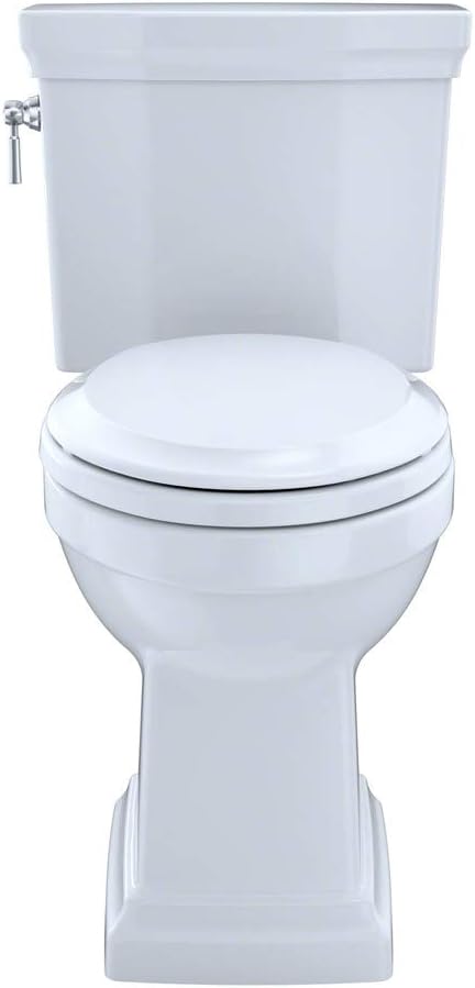 TOTO® Promenade® II 1G® Two-Piece Elongated 1.0 GPF Universal Height Toilet with CEFIONTECT, Cotton White - CST404CUFG#01