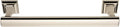 Alno A7420-12-PN Manhattan Modern Towel Bars, Polished Nickel