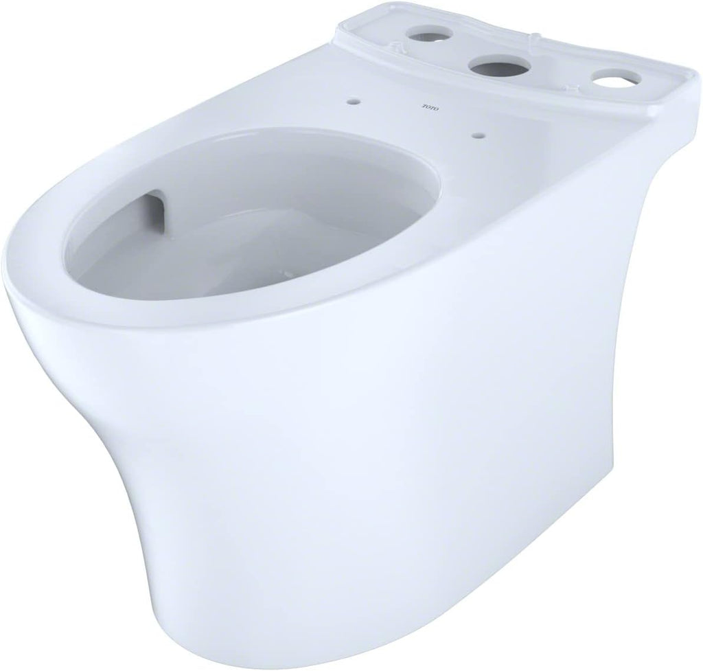 TOTO Aquia IV Elongated Skirted Toilet Bowl with CEFIONTECT, Cotton White - CT446CUGN#01