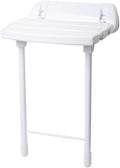Bath Stools,Wall-Mounted Shower Stool Leg Folding Chair Elderly Person with Disability Shower Wall Chair Shoe Bench