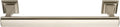 Alno A7420-12-SN Manhattan Modern Towel Bars, Satin Nickel